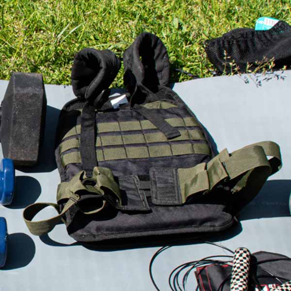 gilet lesté entrainement vanlife
