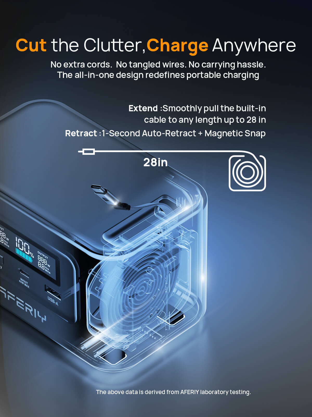 AFERIY Nano100 Stazione di Alimentazione Portatile 100W 99.2Wh - immagine 4