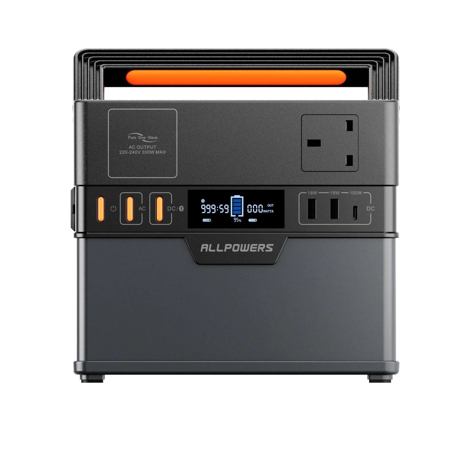 ALLPOWERS S300 Plus Stazione di Alimentazione Portatile | 288Wh 300W - immagine 2
