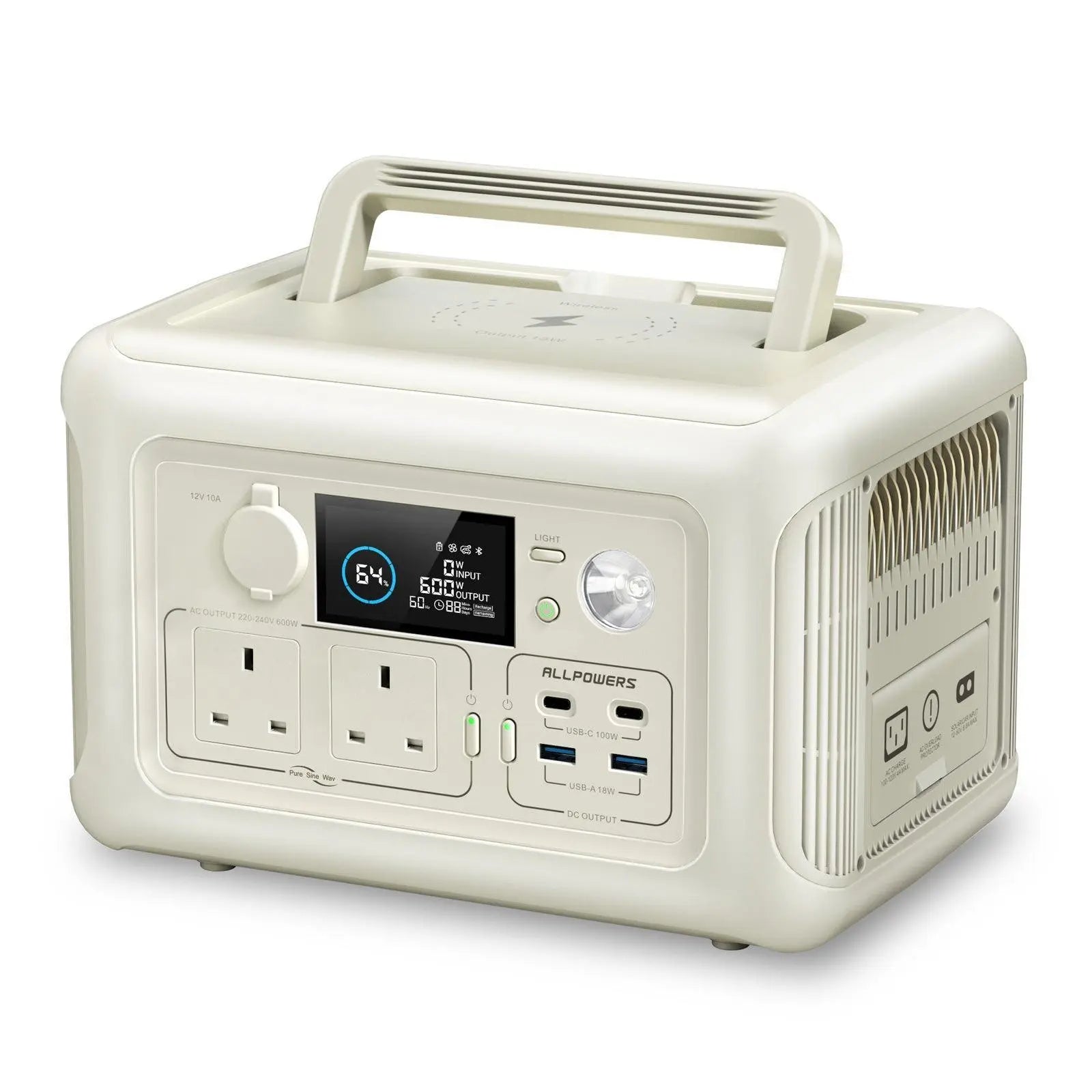ALLPOWERS R600 Stazione di Energia Portatile | 299Wh 600W - immagine 2