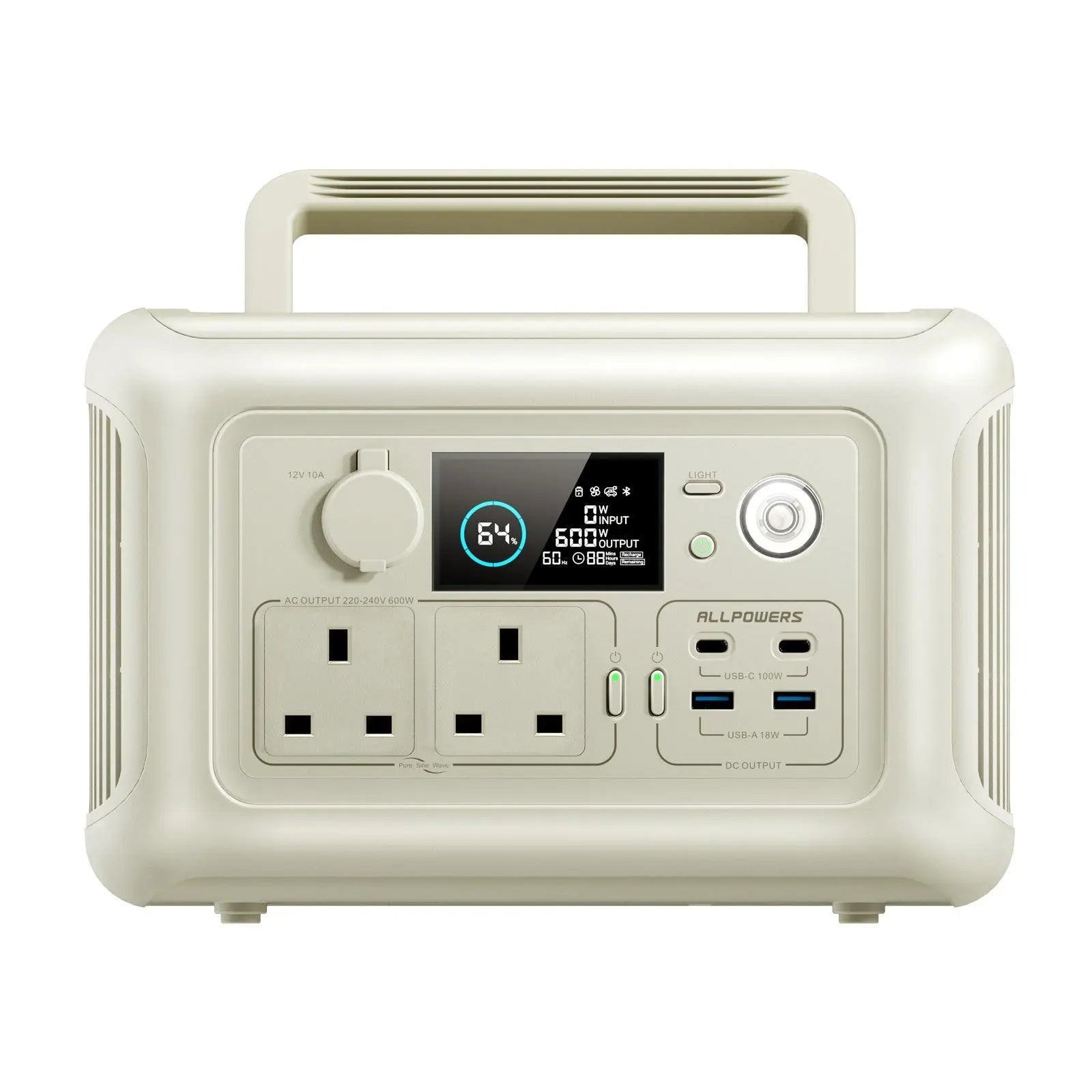ALLPOWERS R600 Stazione di Energia Portatile | 299Wh 600W - immagine 4