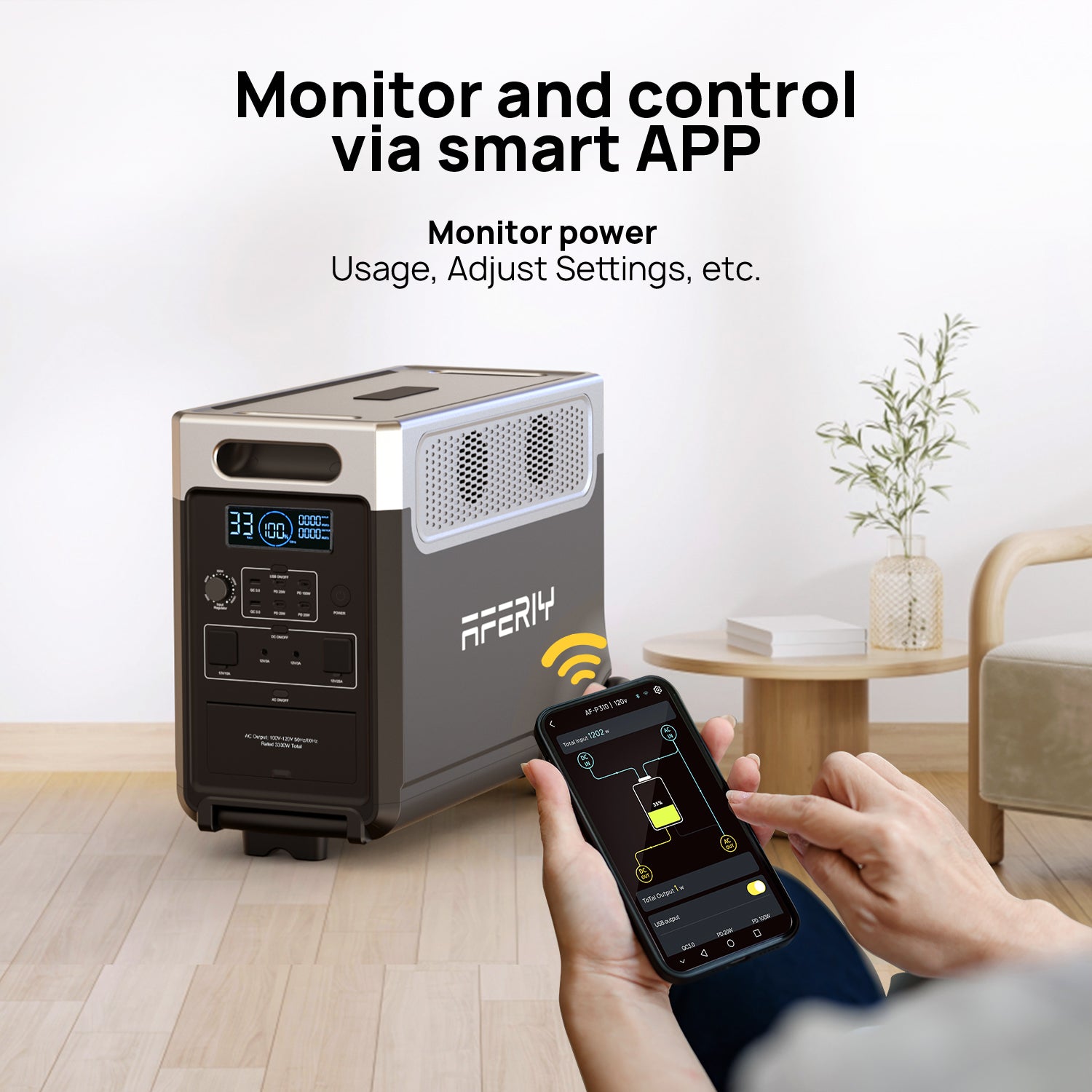 AFERIY P310 3600W 3840Wh Stazione di Energia Portatile Espandibile - immagine 3