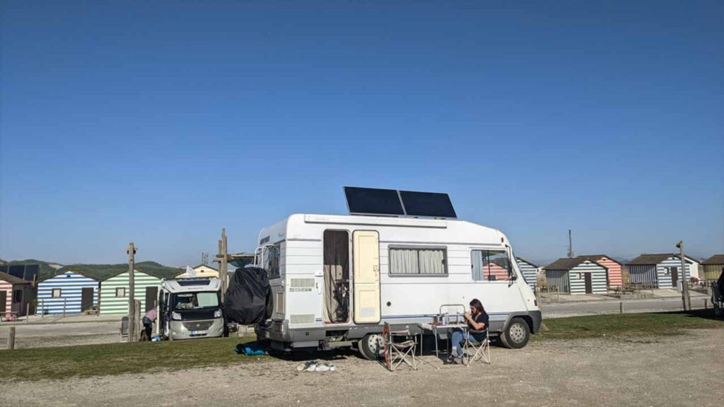 Spending the winter in a camper van in southern Europe for better temperatures