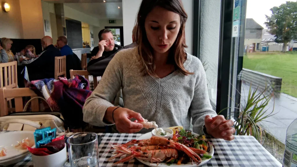 Caroline An Cala Café Lochinver seafood restaurant