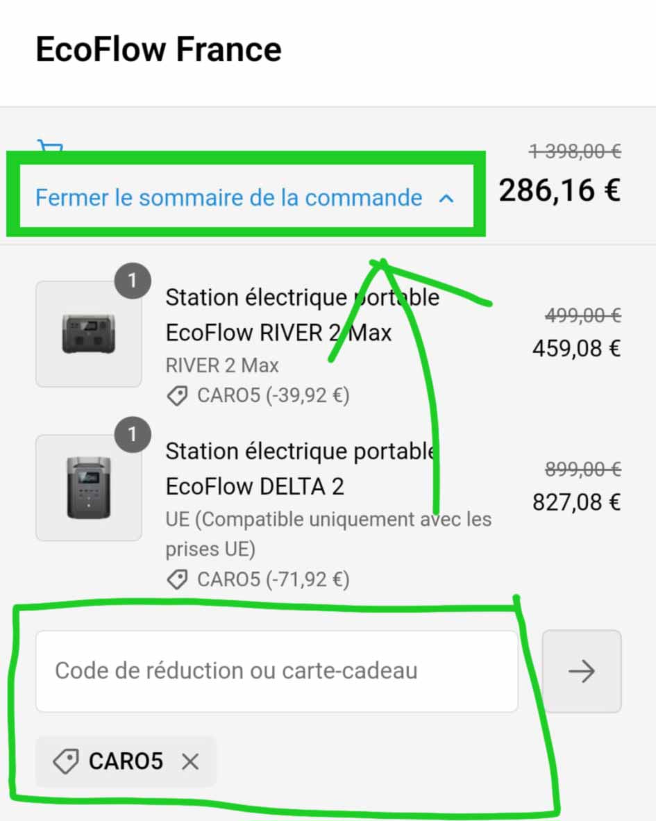 problema código ecoflow