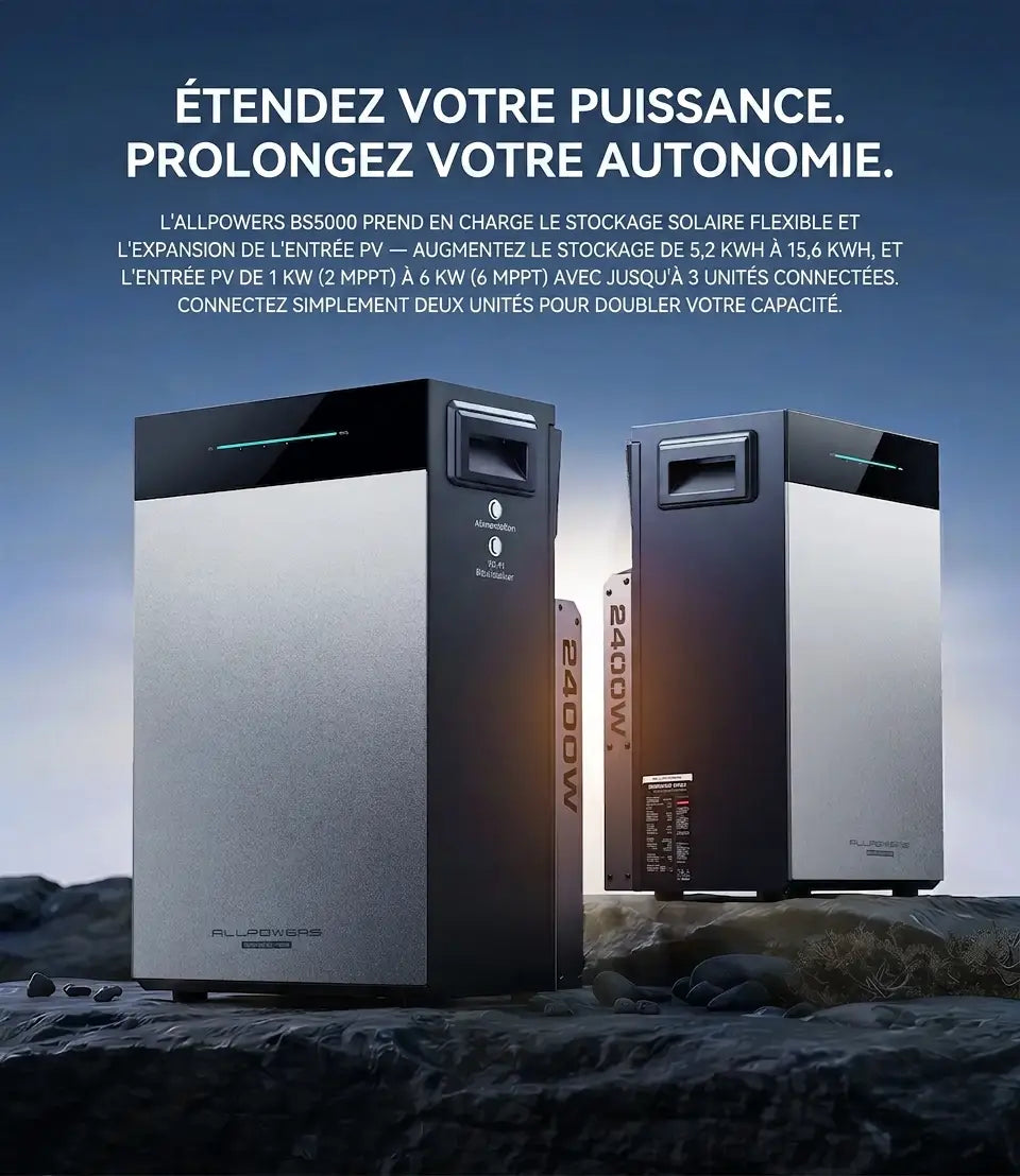 ALLPOWERS BS5000 PRO Sistema di Stoccaggio Solare Domestico Plug & Play - immagine 3