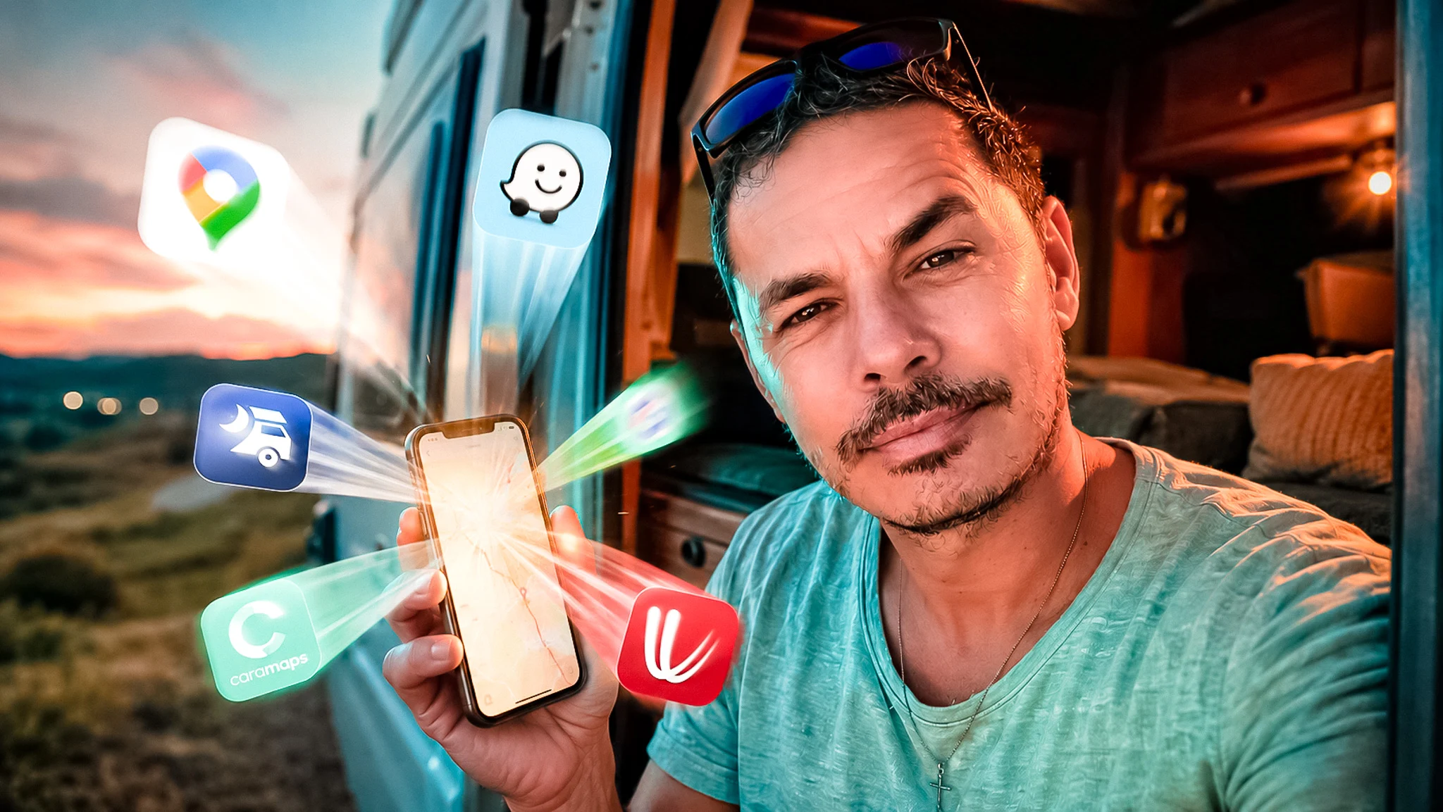 Best campervan and van life apps on a phone