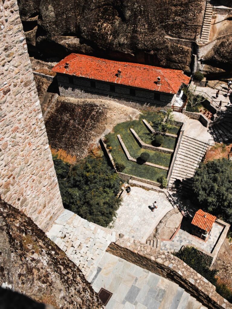 The clifftop monasteries of Meteora on mainland Greece