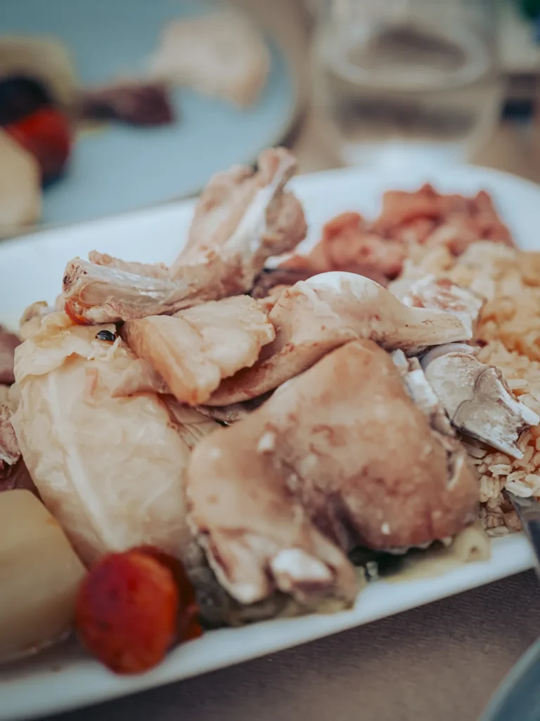 Traditional Portuguese cozido stew