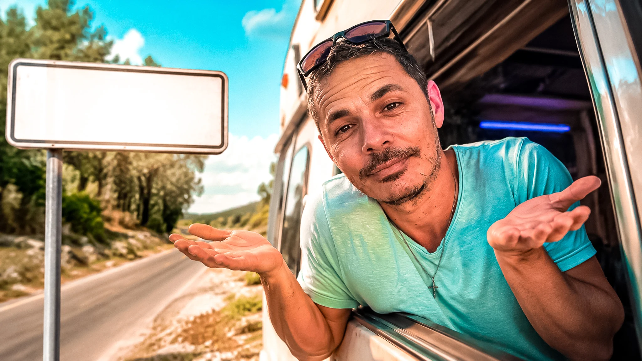 Xavier in the van, is it legal to live in a van