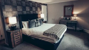 L’Allan Park Hotel, il pub-hotel a Stirling dove abbiamo finalmente passato una notte come si deve.