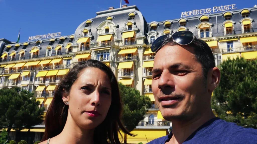Facciata del Fairmont Le Montreux Palace a Montreux